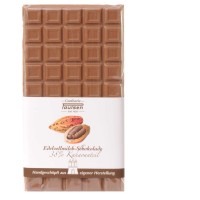 100 g handgeschöpfte Schokoladentafeln Edelvollmilch 38% 100 g handgeschöpfte Schokoladentafeln Edelvollmilch 38%