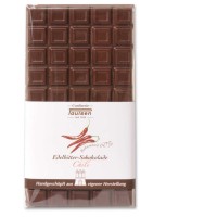 100g handgeschöpfte Schokoladentafeln Edelbitter 60% mit Chili 100g handgeschöpfte Schokoladentafeln Edelbitter 60% mit Chili