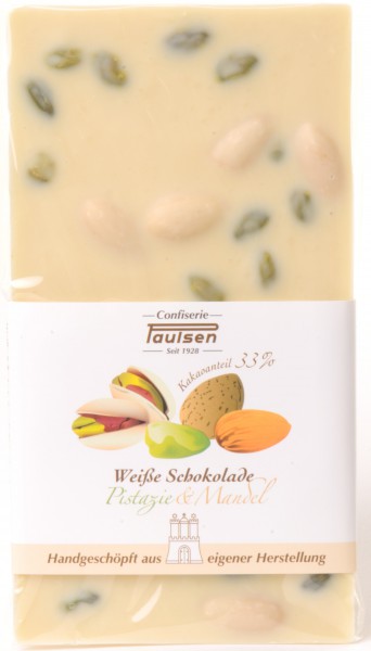 Weiße 33% Pistazie und Mandeln
