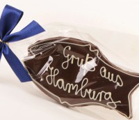 Marzipanfisch beschriftet Marzipanfisch beschriftet