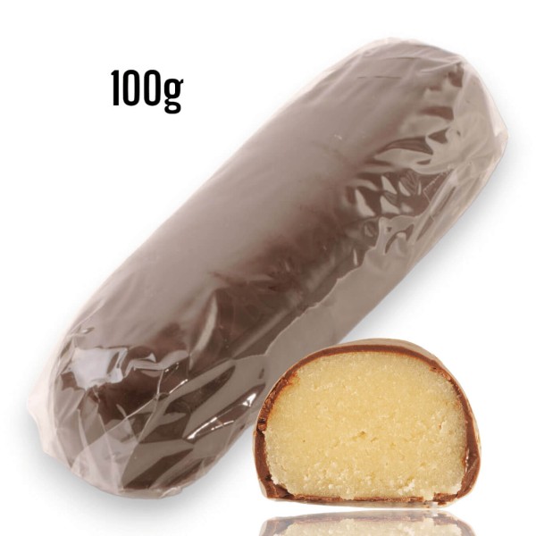 Marzipanbrot in Edelbitterschokolade 100g von Confiserie Paulsen