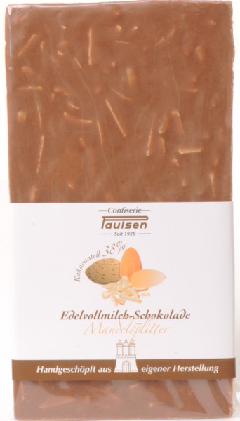 Edelvollmilch 38% Mandelsplitter