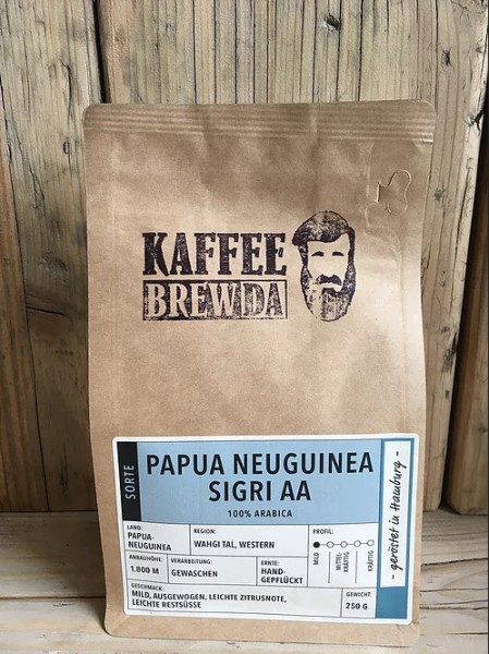 Papua Neuguinea Sigri AA Kaffee - gemahlen