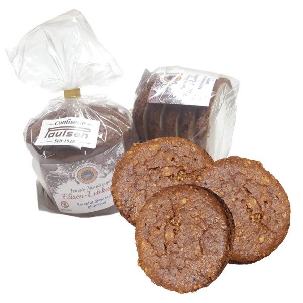 Nürnberger Elisen Lebkuchen naturell glutenfrei von Confiserie Paulsen